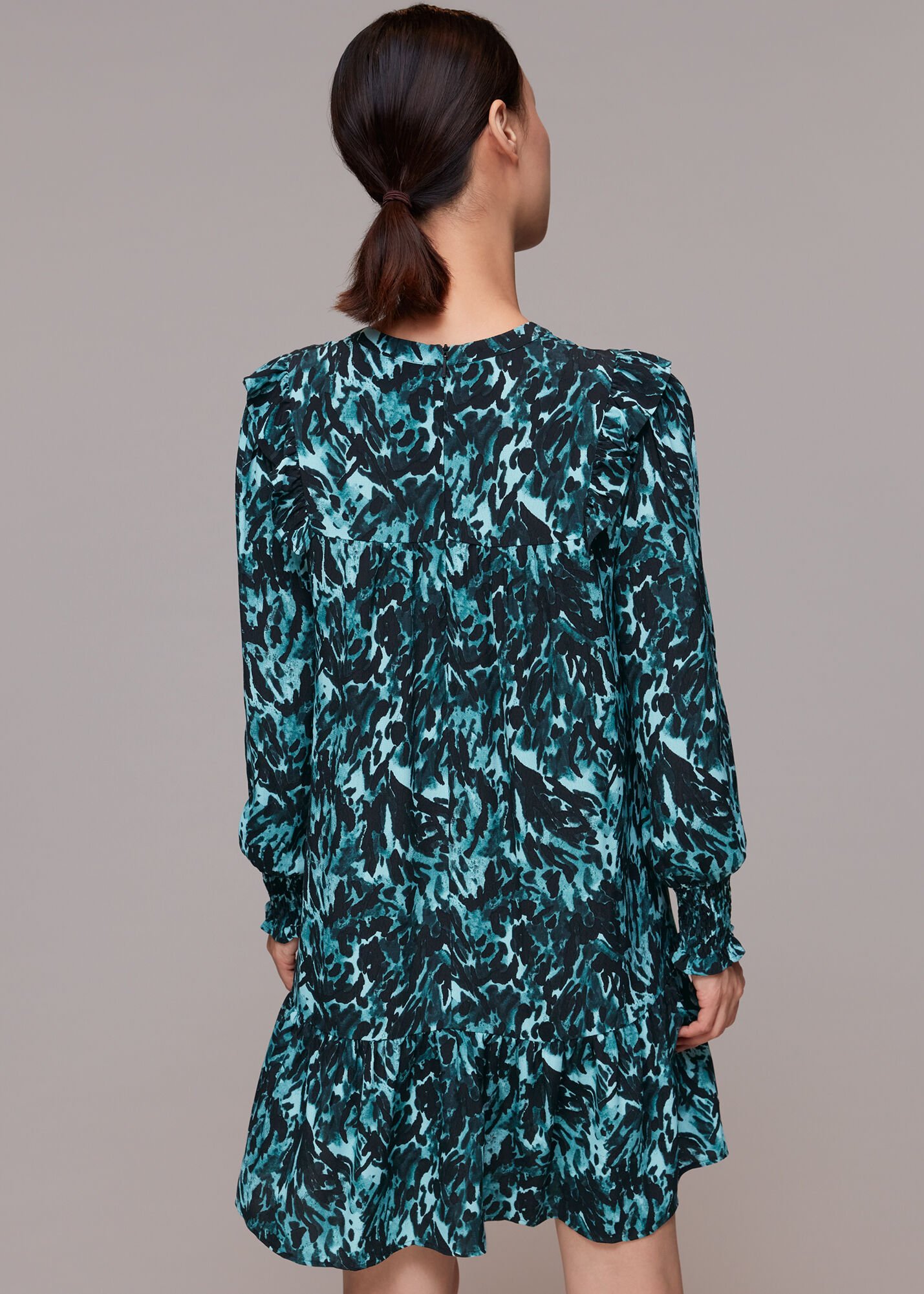 Green Multi Bambi Animal Flippy Dress WHISTLES